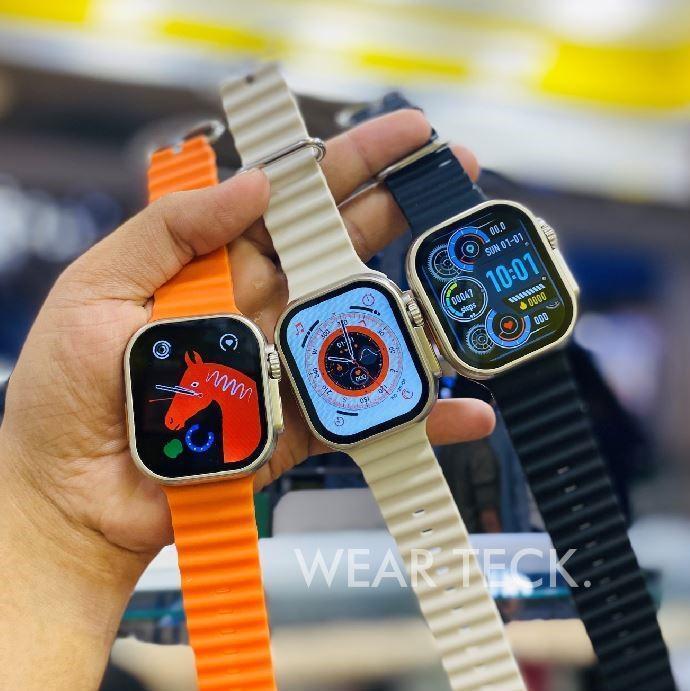 Ultra Smart Watch 7 in 1 Straps Fitness Model